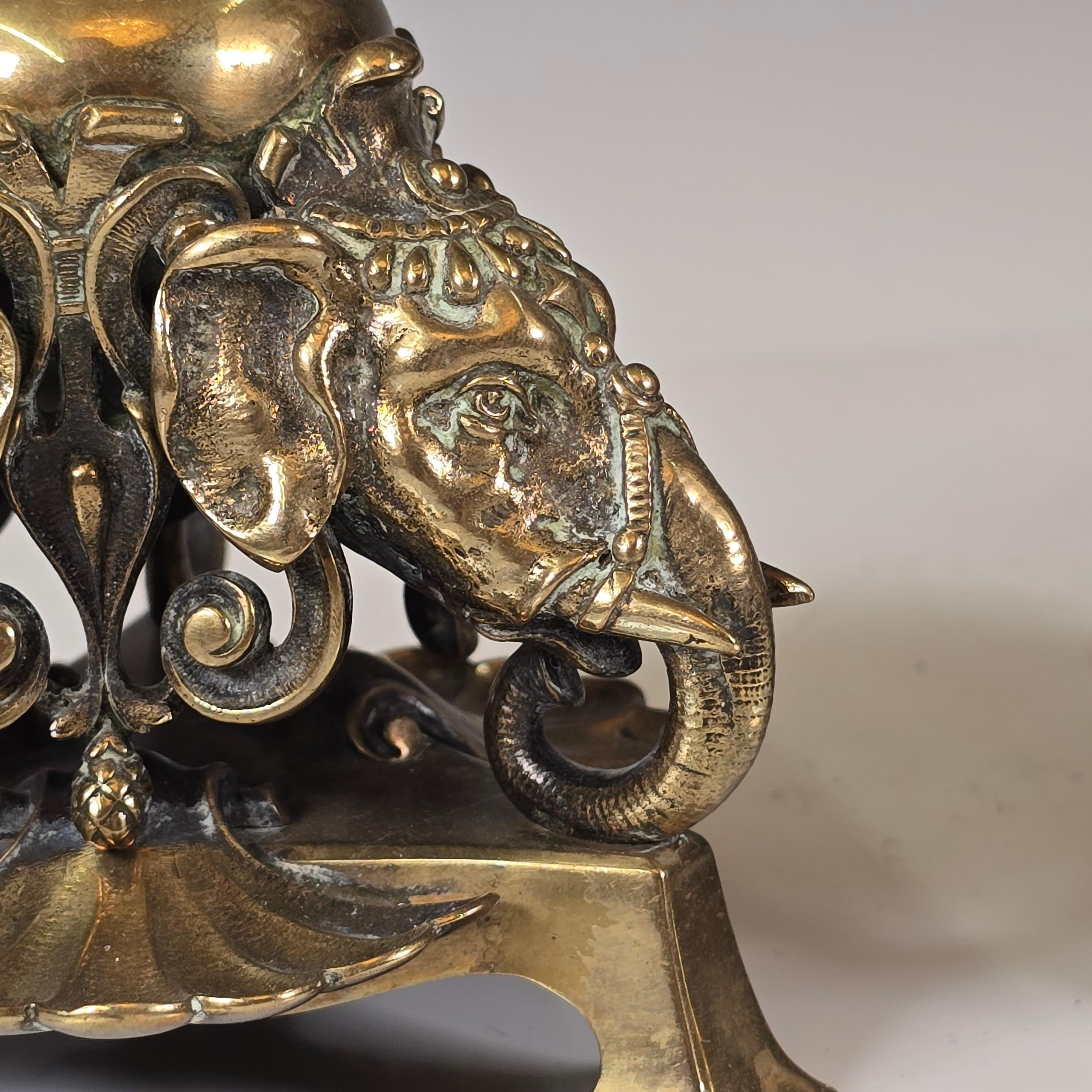 Fine XIX secolo Coppia di candelieri esotici del XIX secolo in vendita