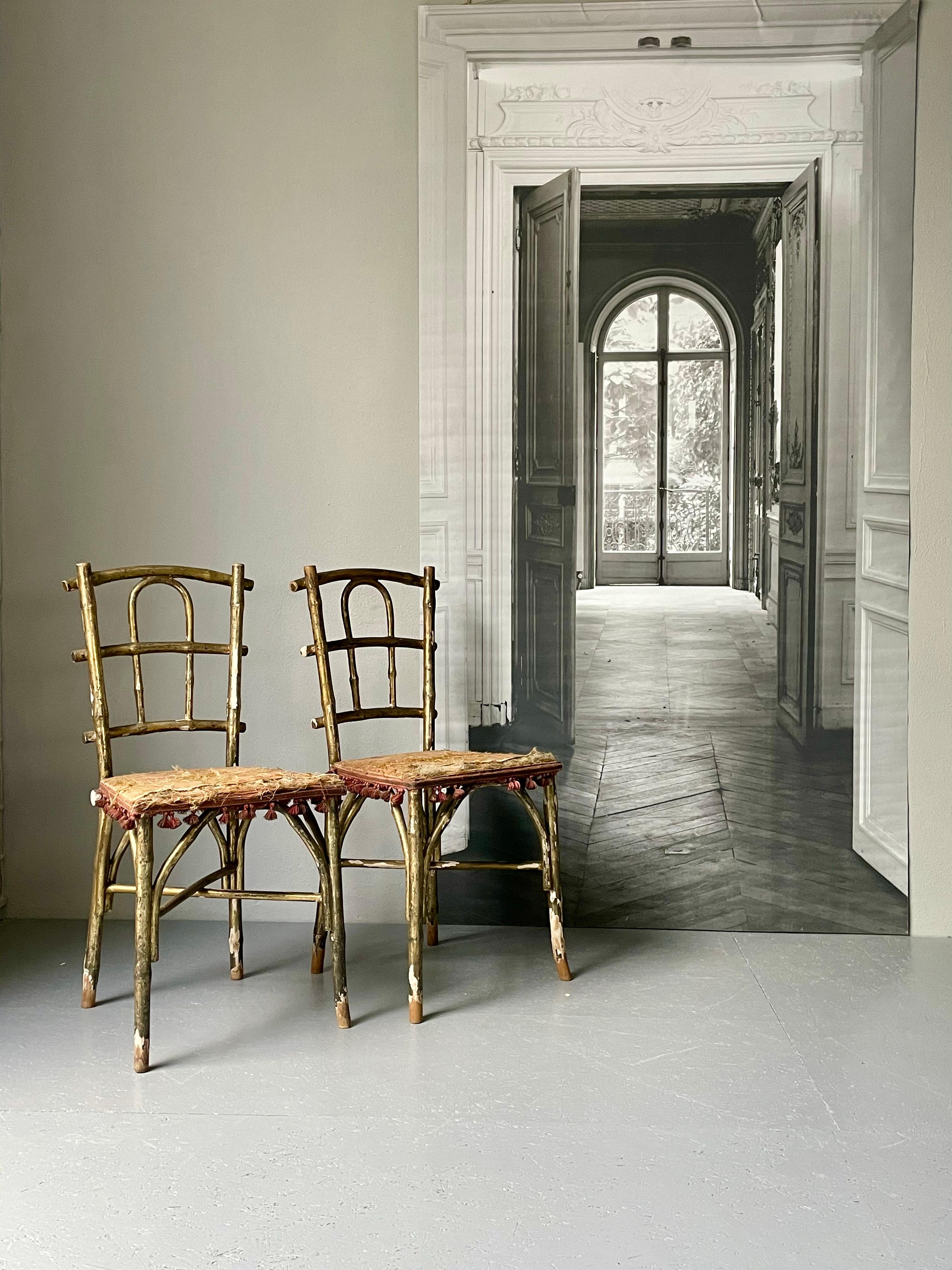 Paar Parlor-Stühle aus Kunstbambus des 19. Jahrhunderts von Thonet im Angebot 8