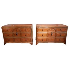 Pair of 19th Century Fine and Rare Russian Commodes