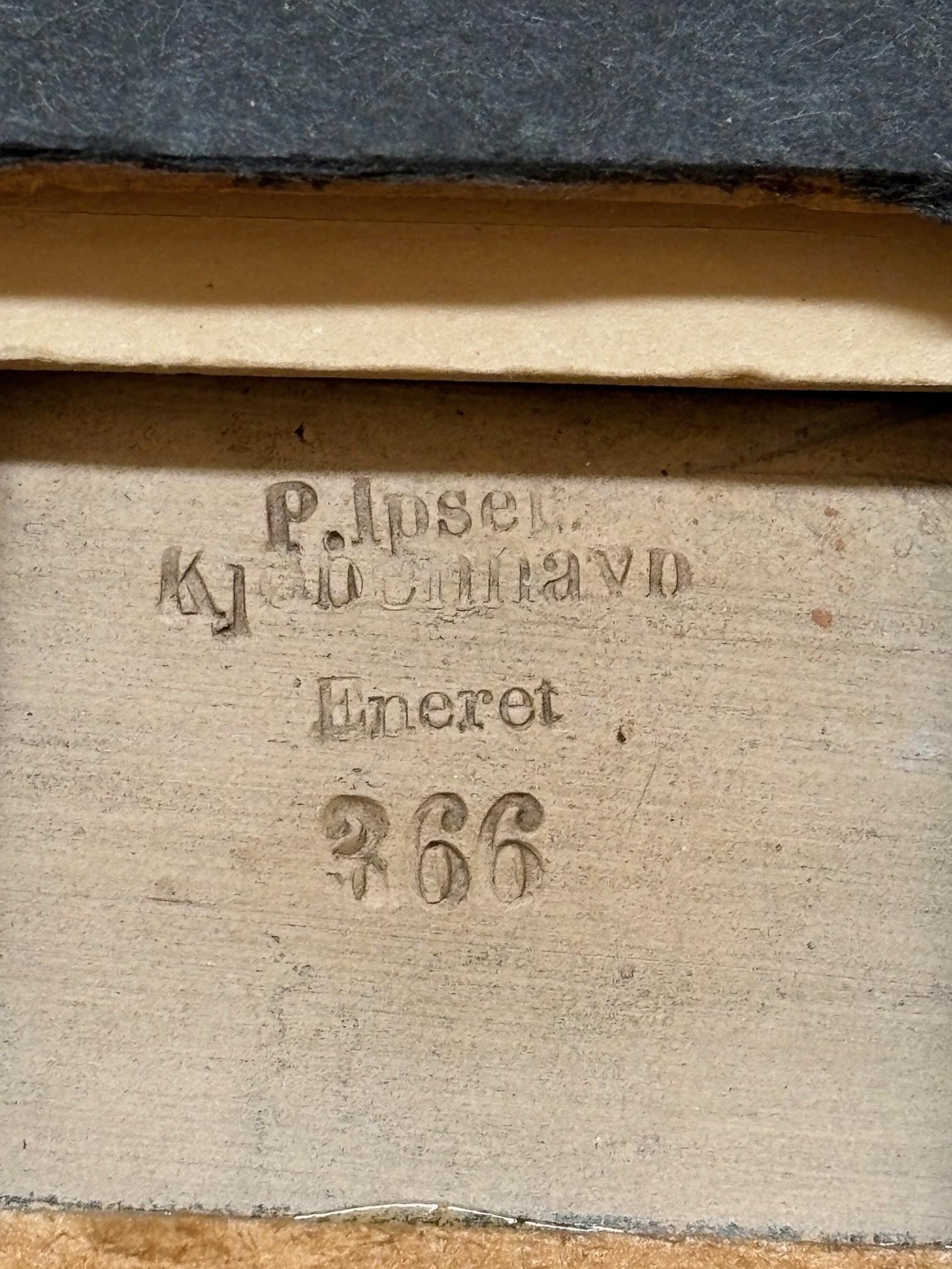 Pair of 19th Century Framed Neoclassical Plaque by Danish Artist Peter Ipsen im Angebot 3