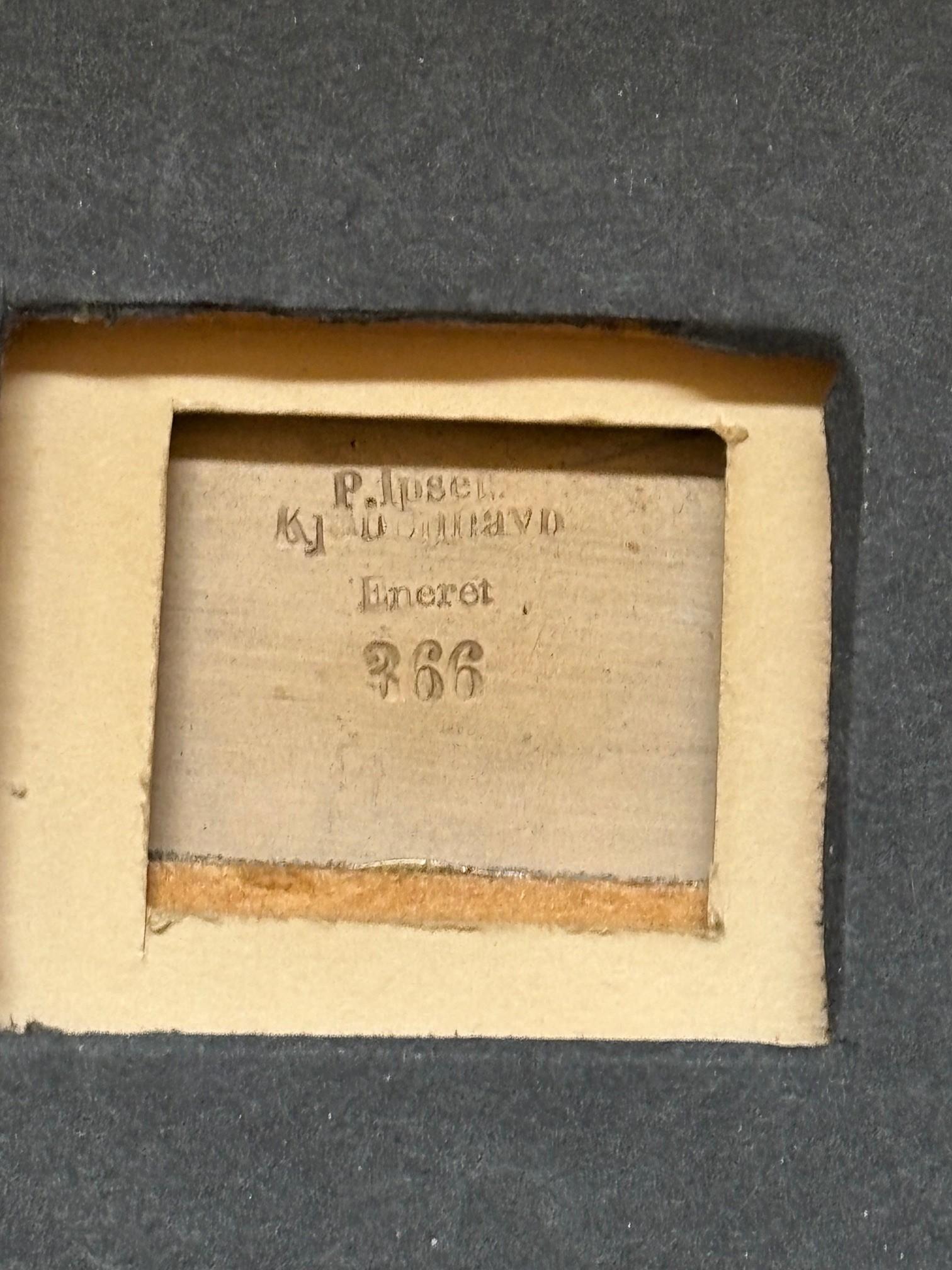 Pair of 19th Century Framed Neoclassical Plaque by Danish Artist Peter Ipsen im Angebot 4