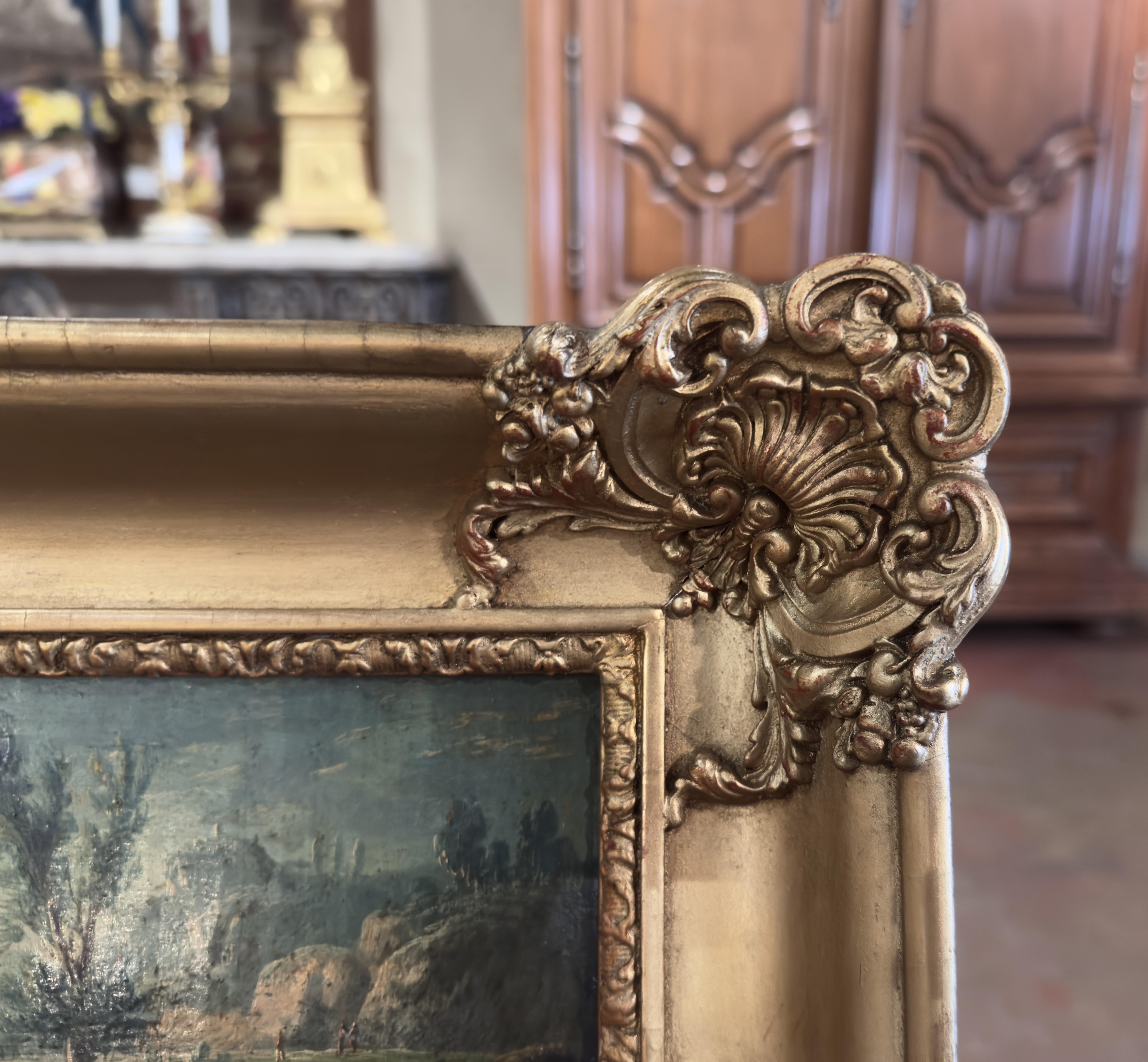 Pair of 19th Century Framed & Signed Oil on Panel Paintings 