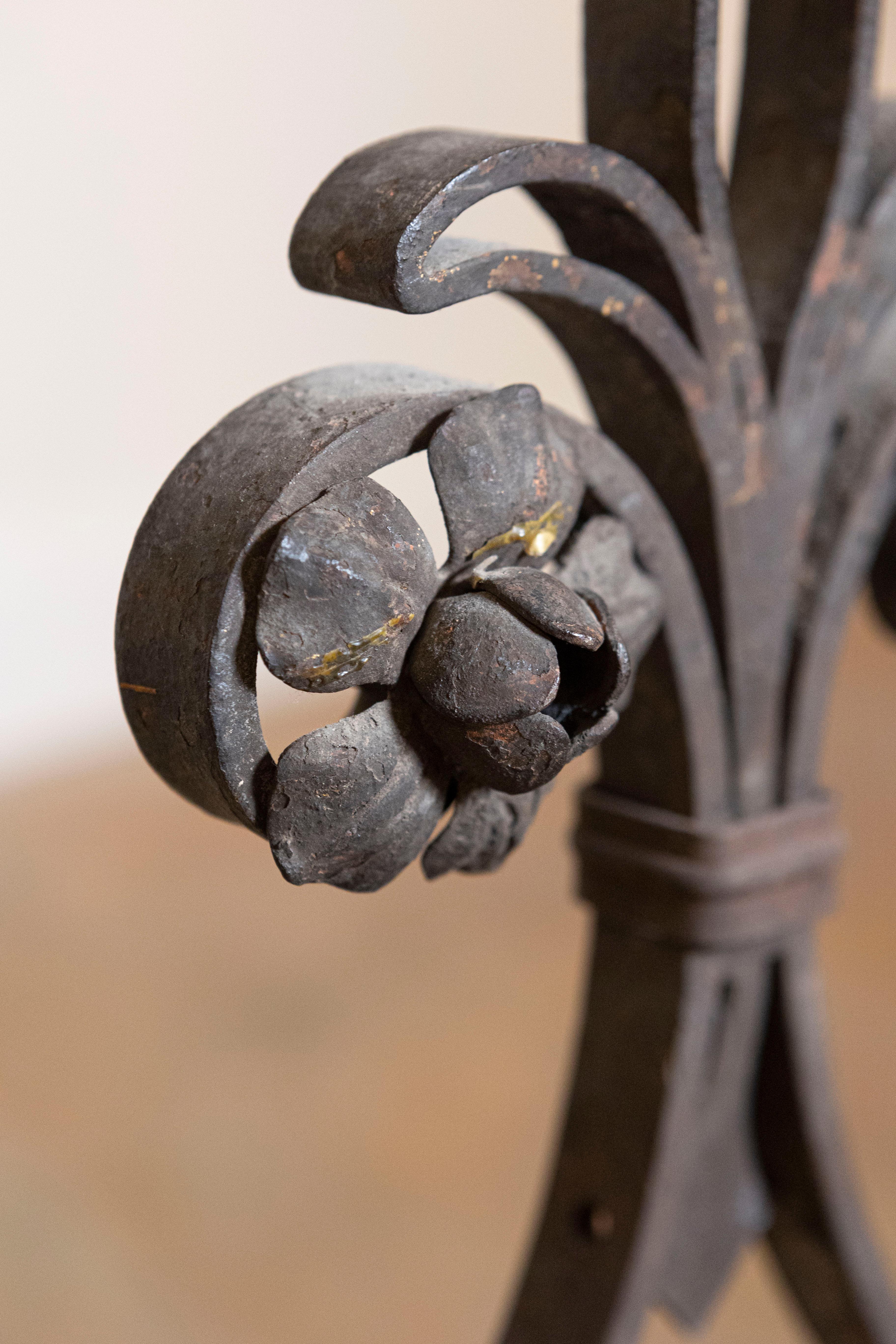 Pair Of 19th Century French Andirons Circa 1860 For Sale 2