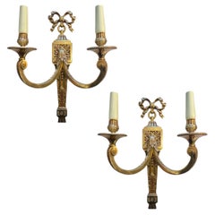 Pair of 19th Century French Antique Regency Wall Lights