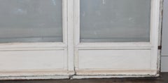 Pair of 19th Century French Arched Glass Panelled Doors