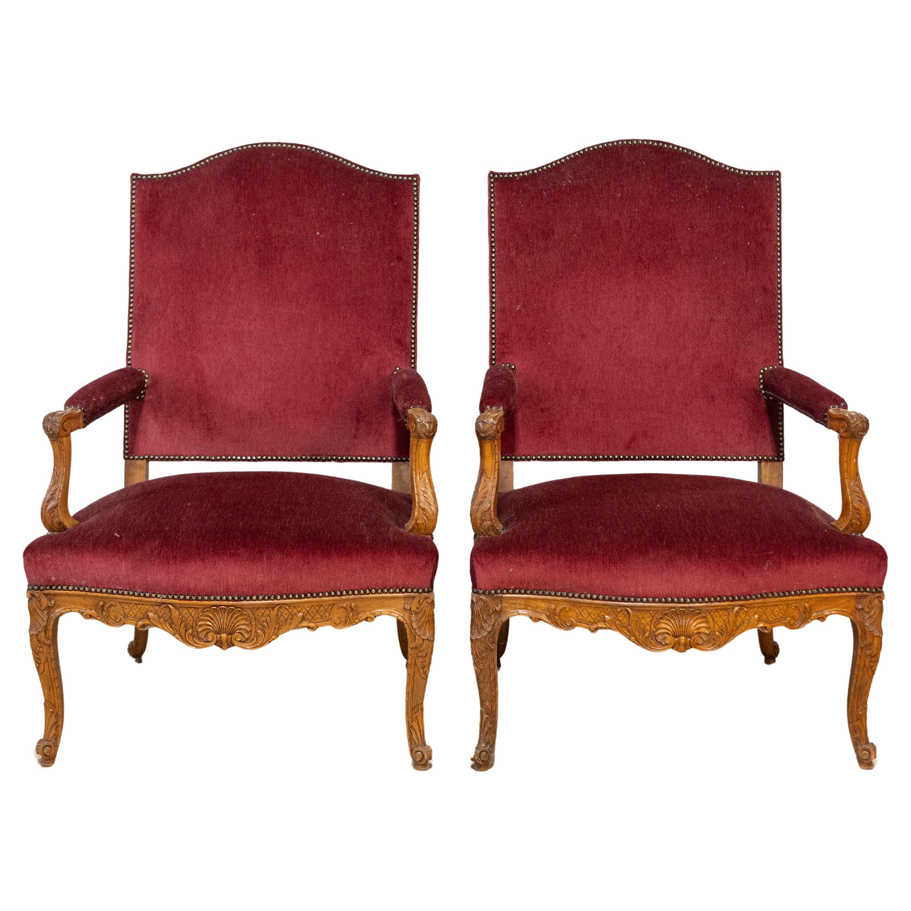 Paire de fauteuils français du 19ème siècle