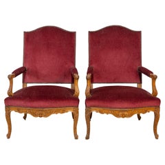 Antique Pair of 19th Century French Arm Chairs