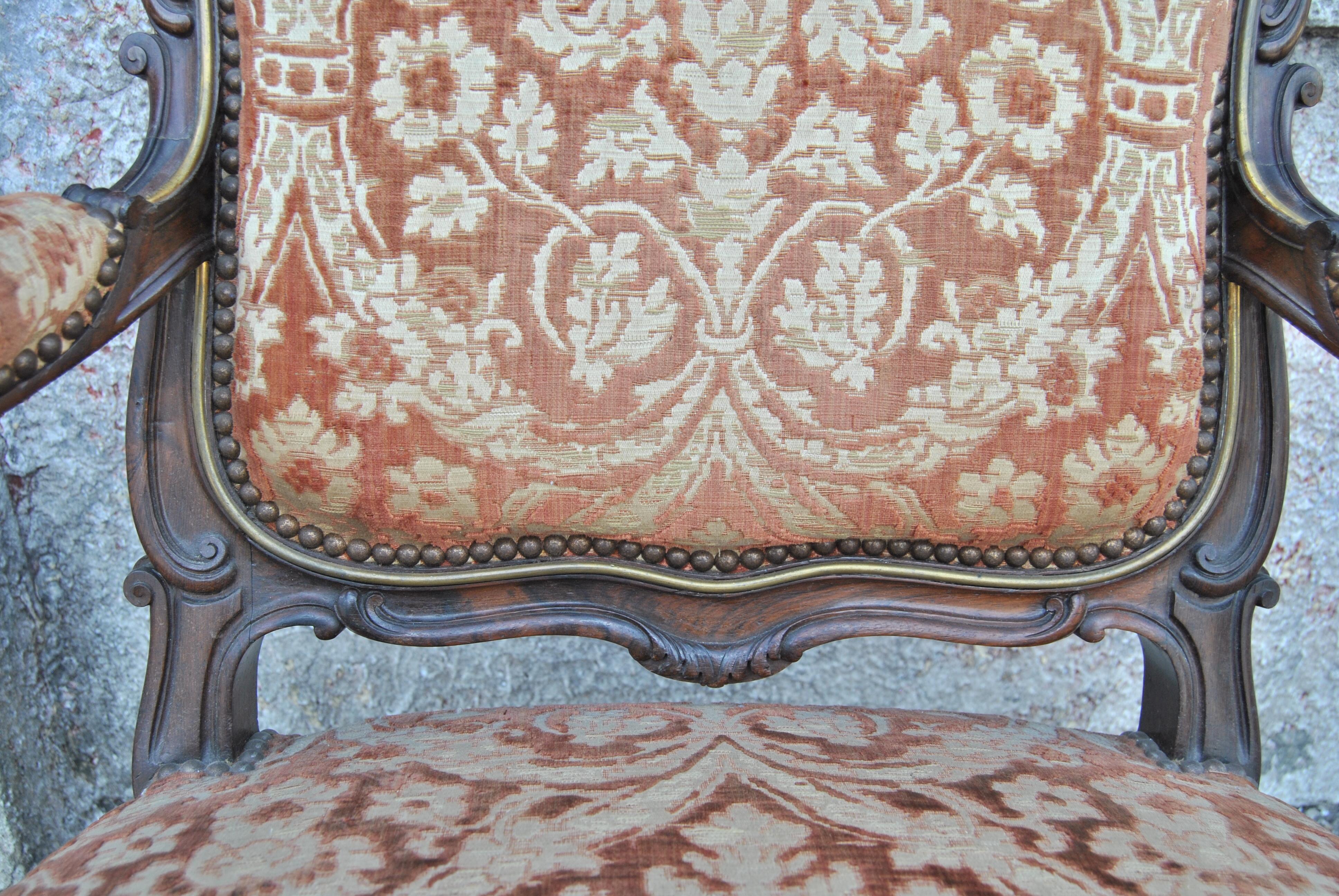 Paar französische Sessel aus dem 19. Jahrhundert 2