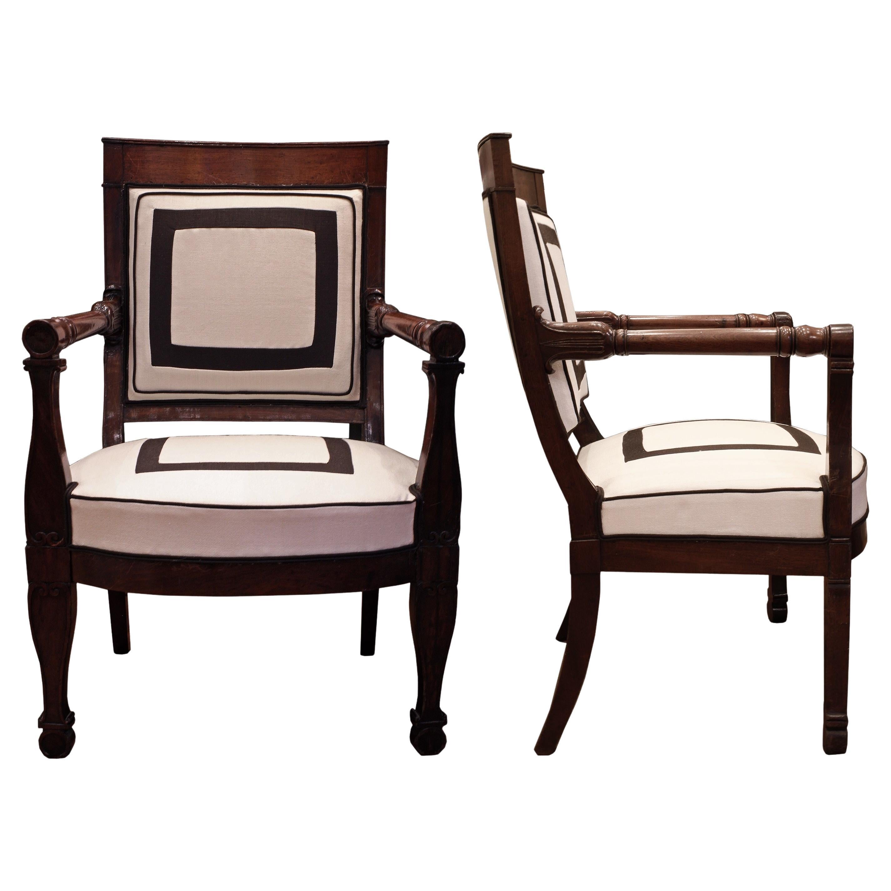 Pair of 19th Century French Armchairs