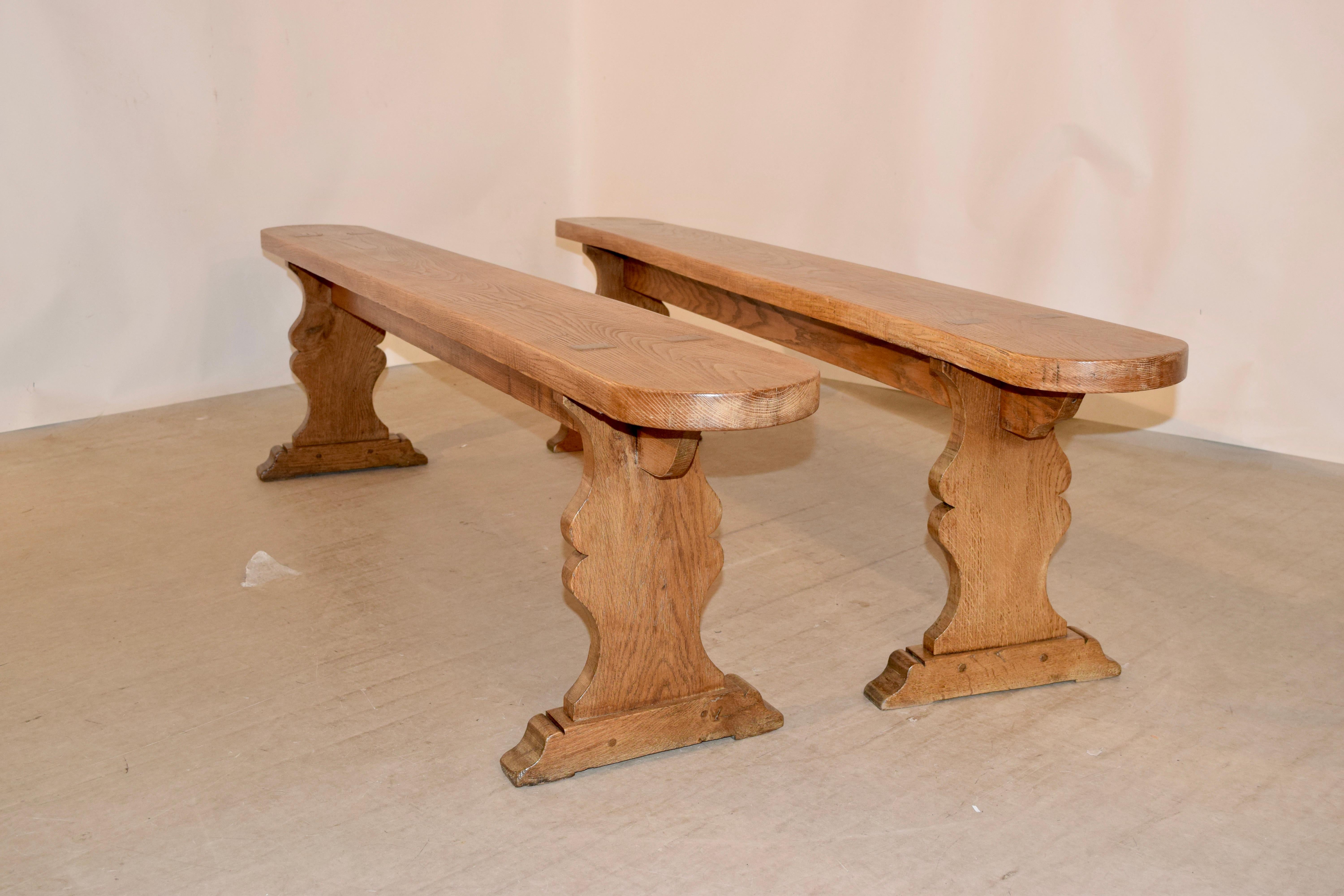 Pair of 19th Century French Benches 1