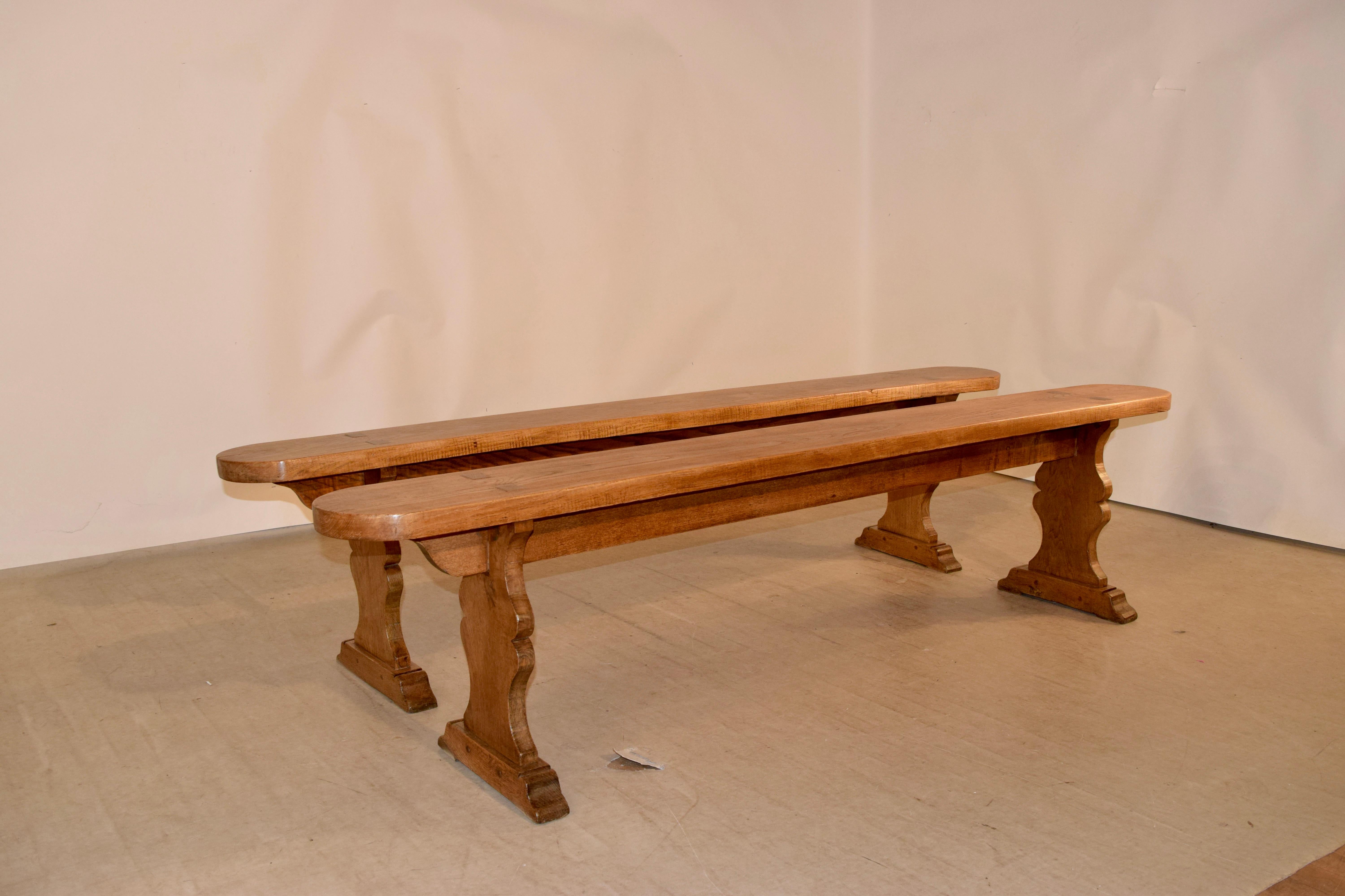Pair of 19th Century French Benches 3
