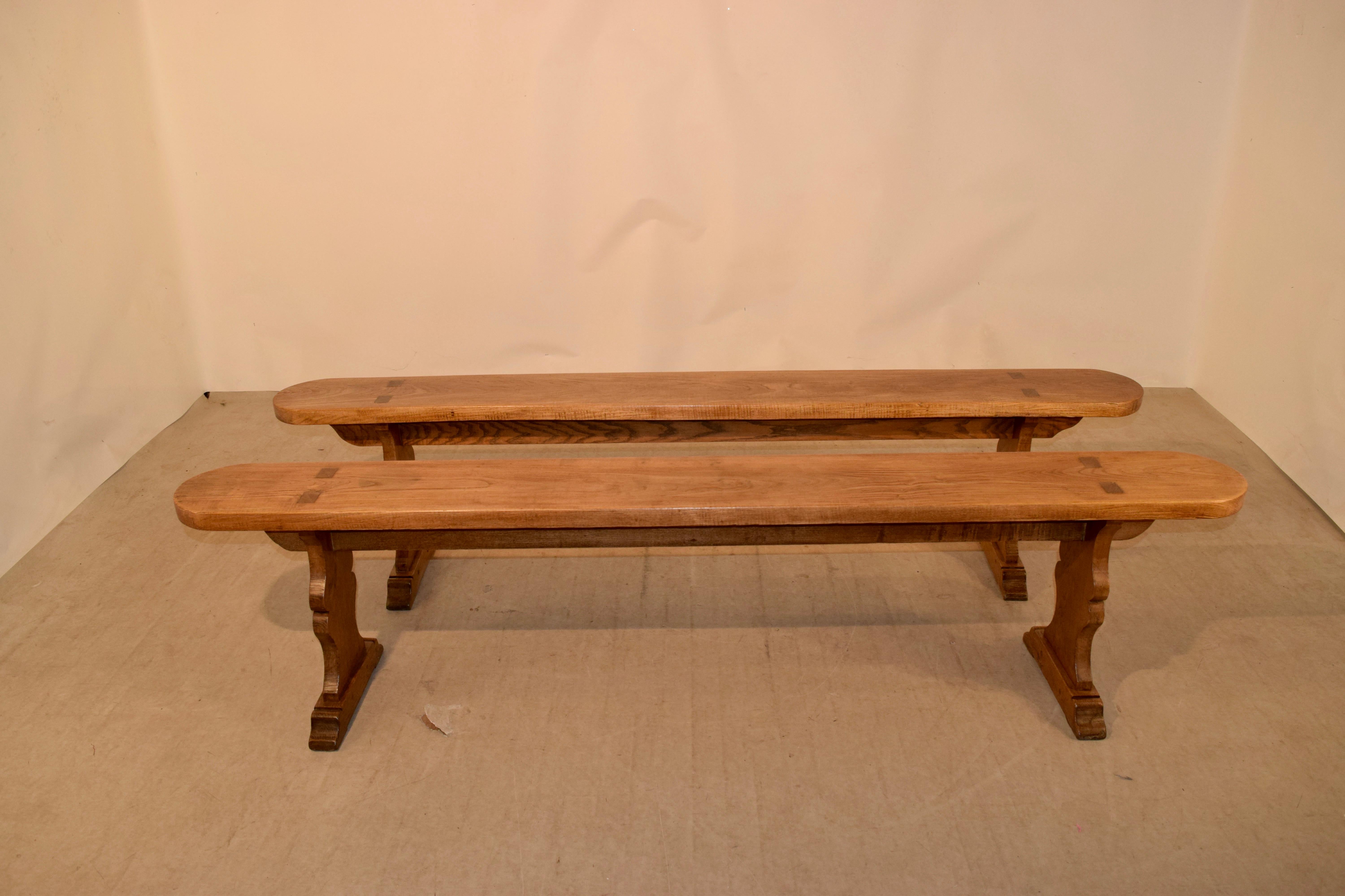 Pair of 19th Century French Benches 4