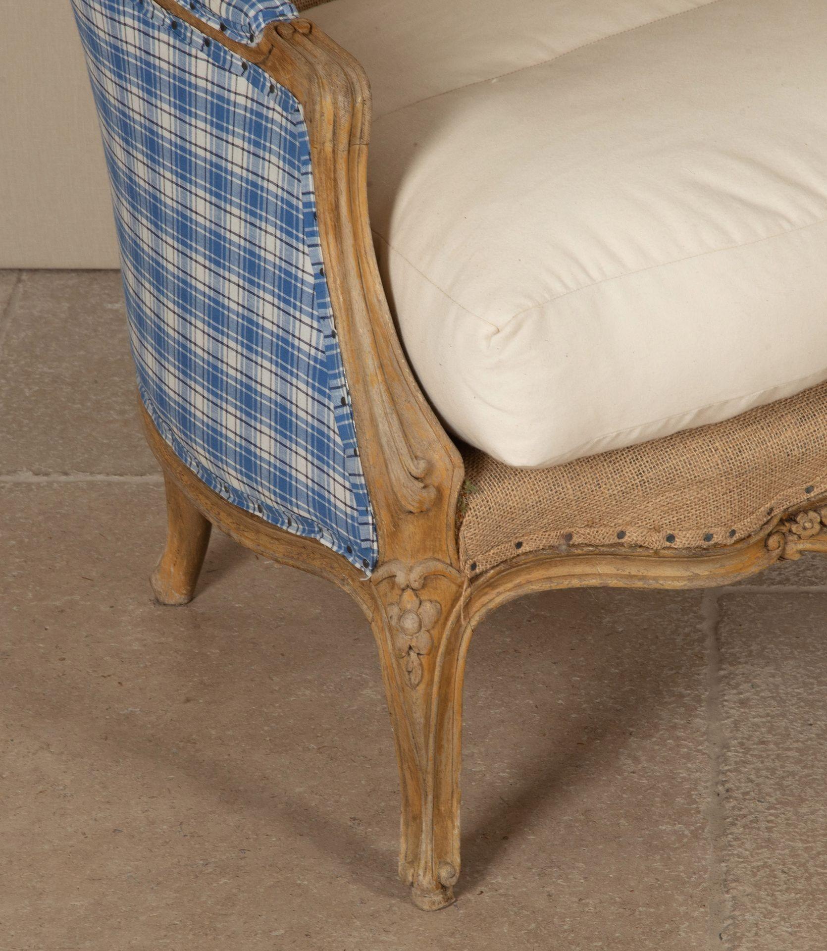 Pair of 19th Century French 'Bergeres' Armchairs in the Deconstructed Style For Sale 6