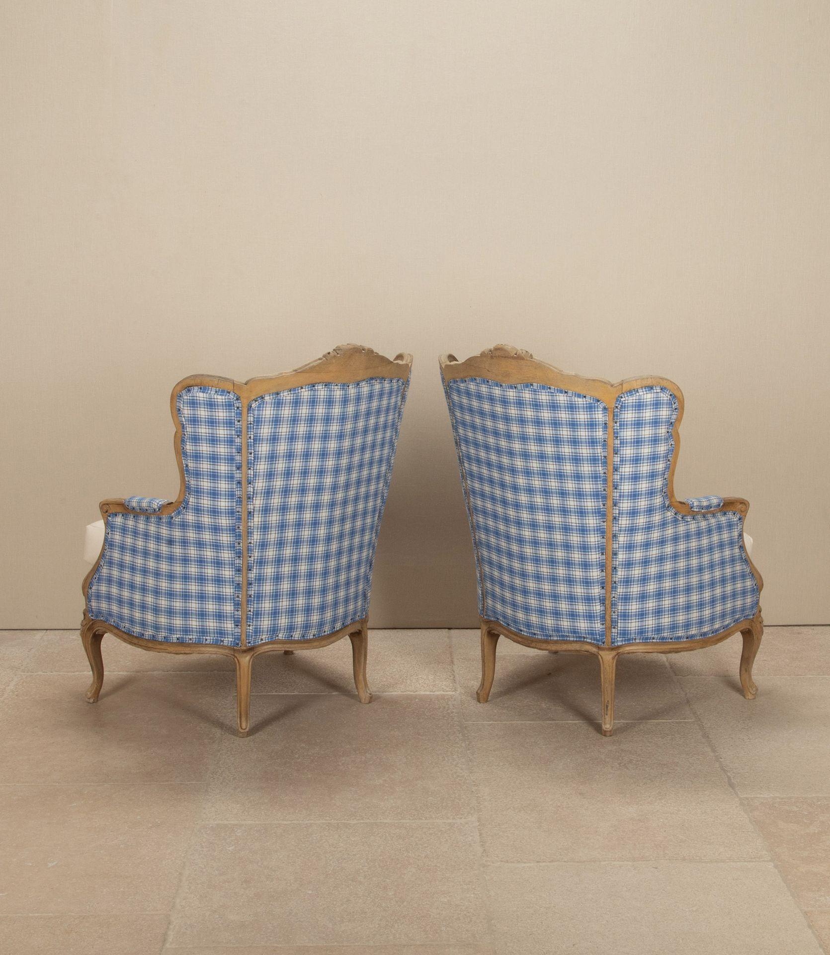 Country Pair of 19th Century French 'Bergeres' Armchairs in the Deconstructed Style For Sale