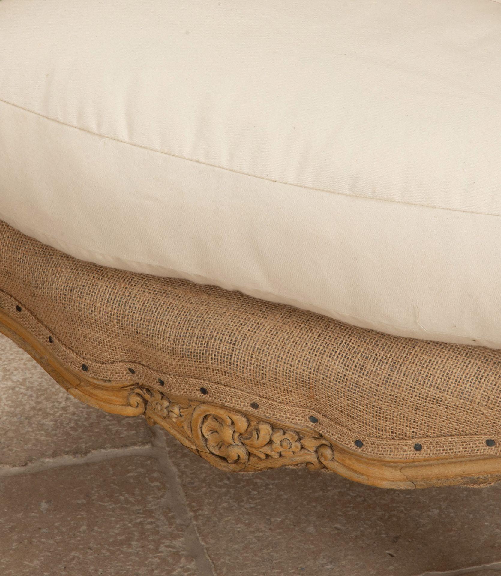Pair of 19th Century French 'Bergeres' Armchairs in the Deconstructed Style For Sale 4