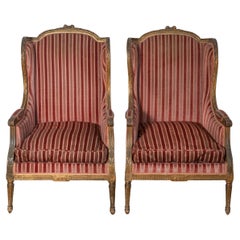 Pair of 19th Century French Bergeres