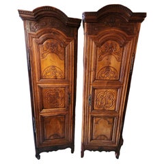 Antique Pair of 19th Century French Bonnetiere