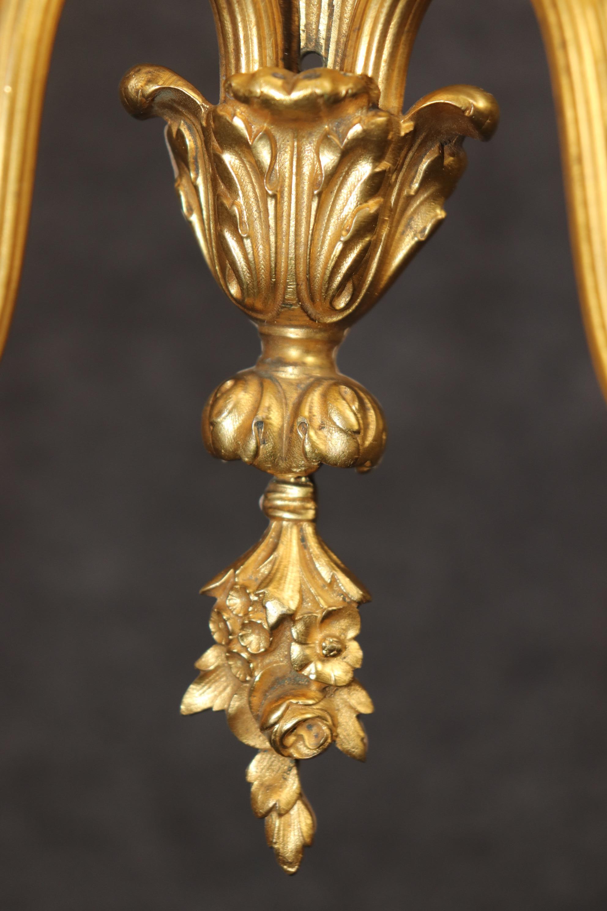 Pair of 19th Century French Bronze Ormolu Sconces With English Wedgwood Plaques 3