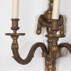 Pair of 19th Century French Bronze Wall Lights