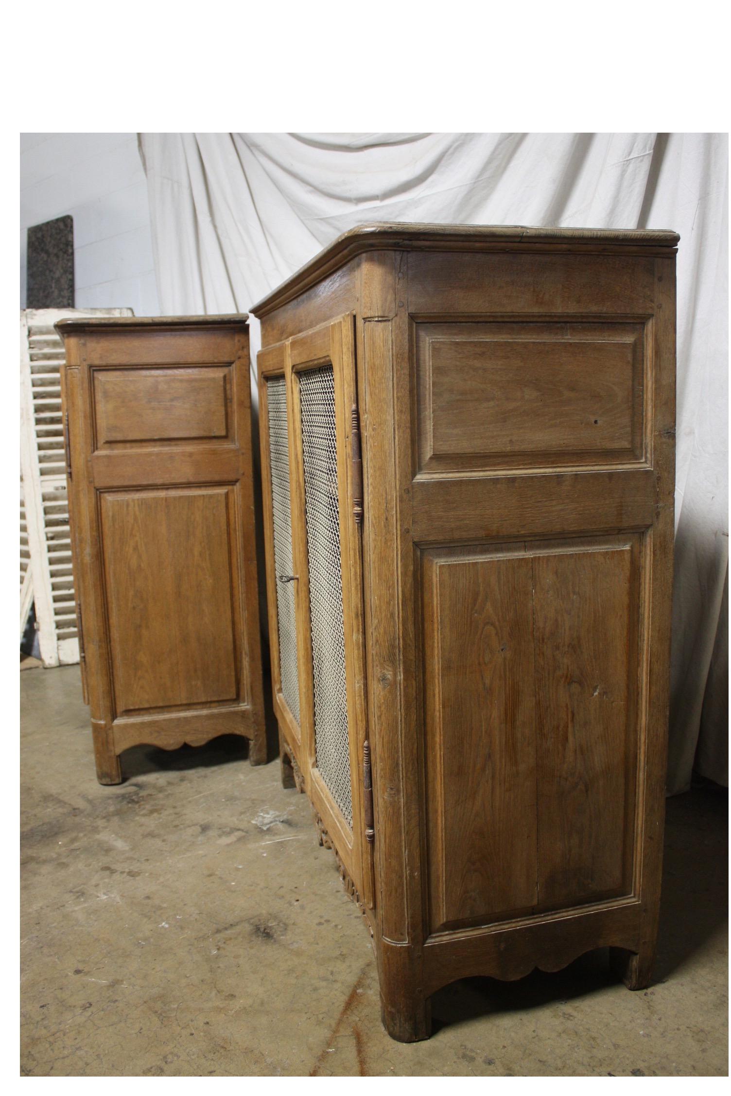 Pair of 19th century French buffets.