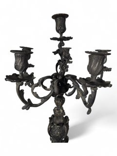 Pair of 19th-Century French Candelabras