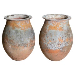 Paar französische Jars aus Gusseisen aus dem 19.