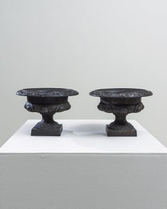 Pair of 19th Century French Cast Iron Planters