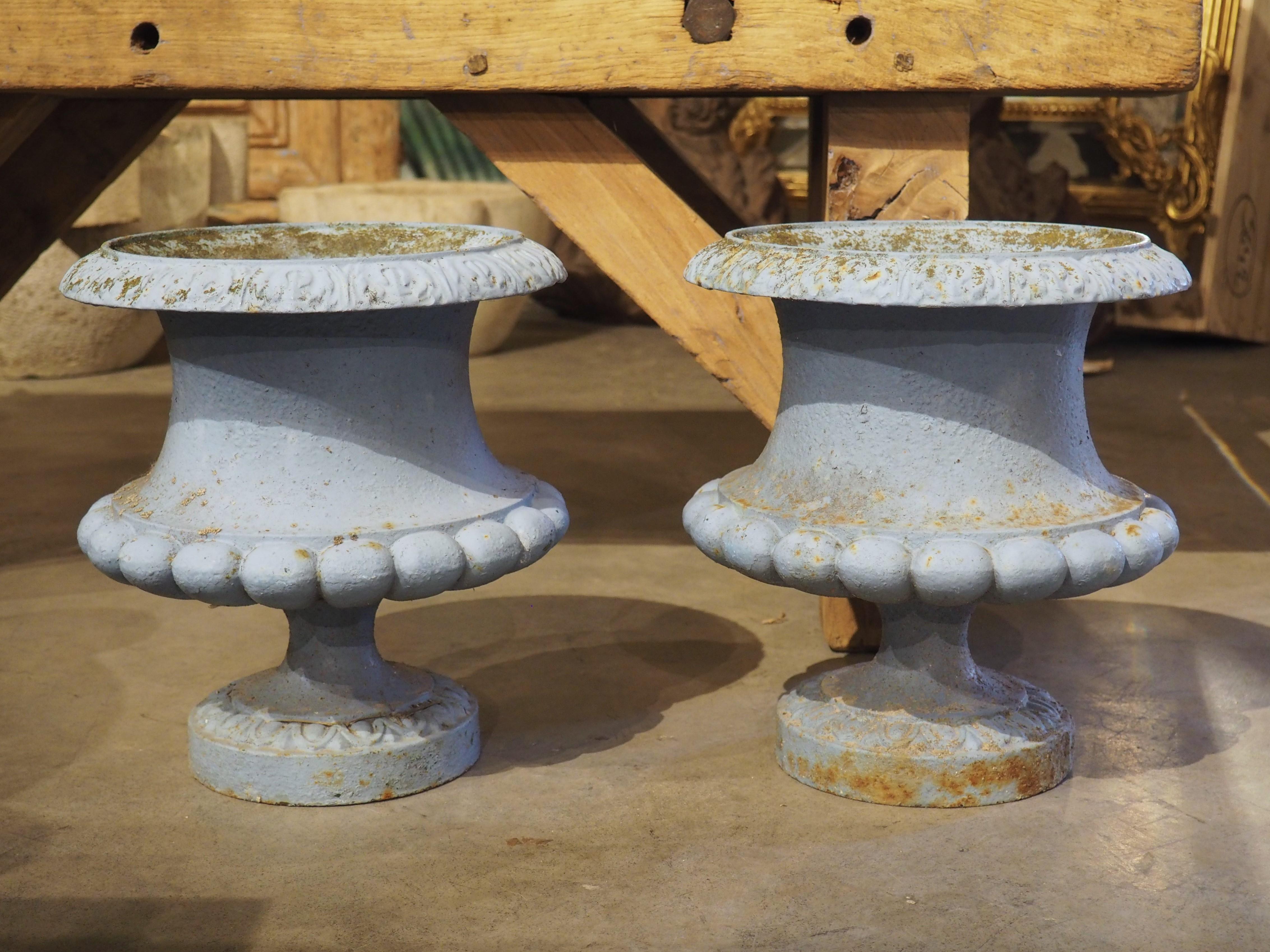 Paire de vases français en fonte du 19ème siècle par Alfred Corneau de Charleville 8