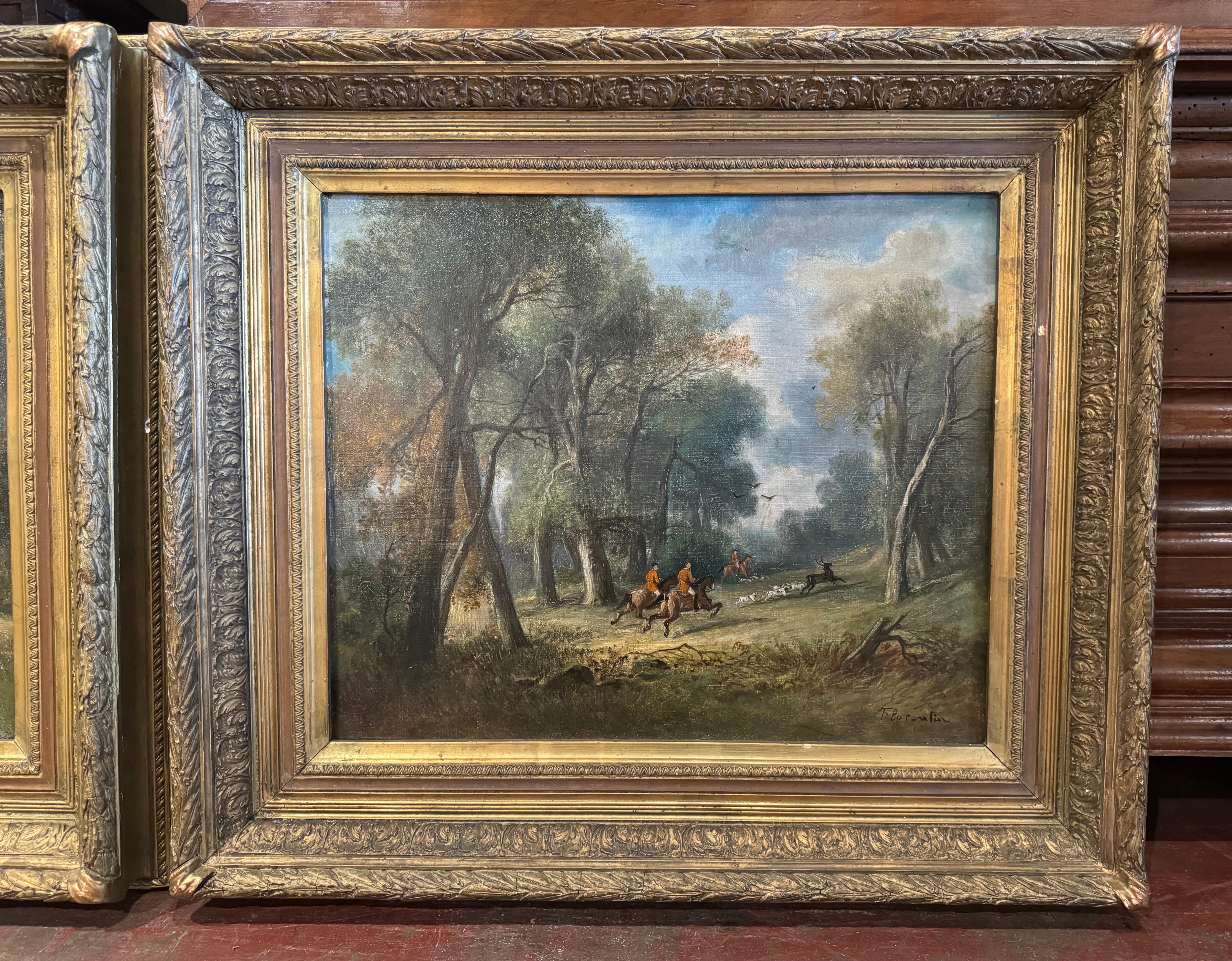 Canvas Pair of French 