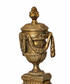 PAIR OF 19th Century French CHENETS  Louis XVI Style