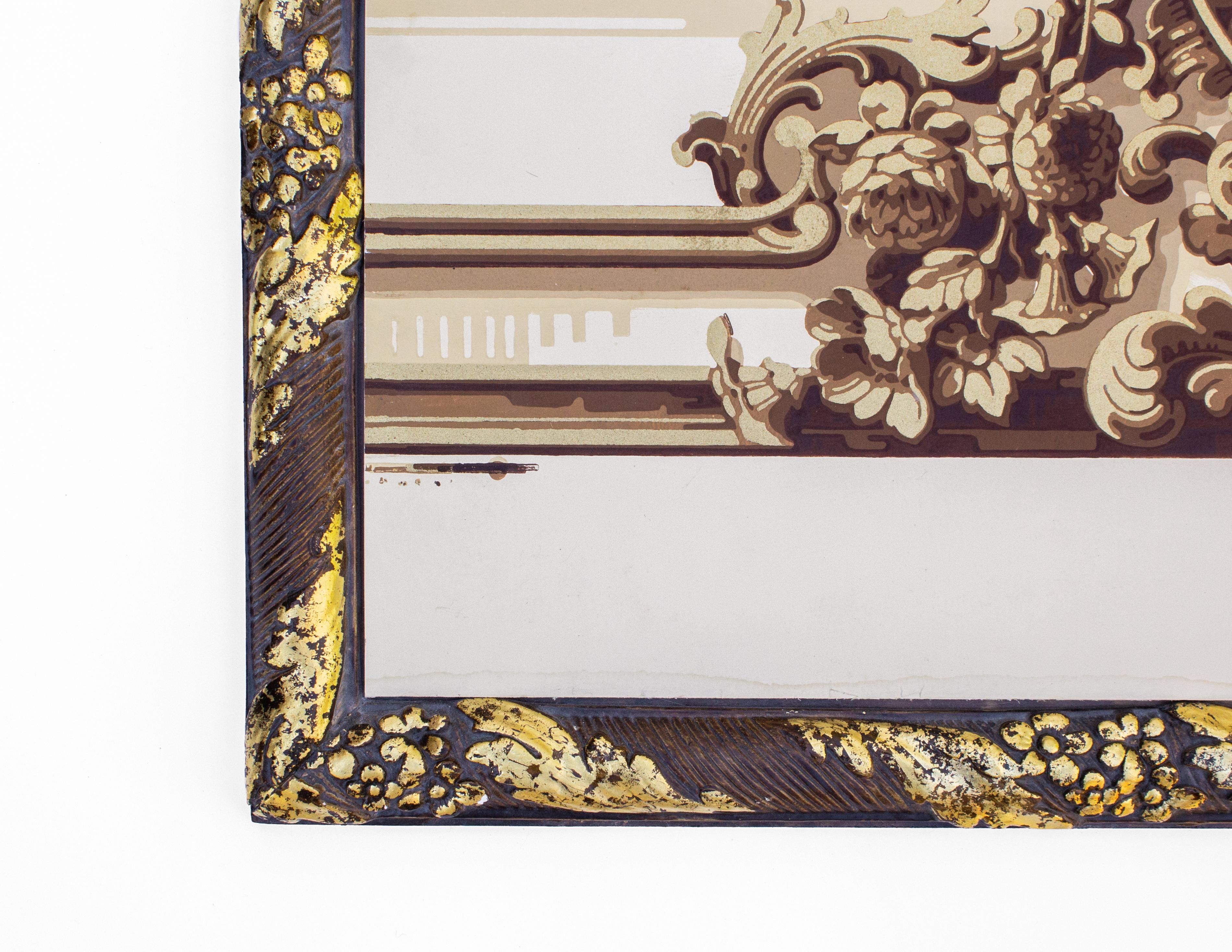 Pair of 19th Century French Cherub Wallpaper Panels For Sale 2