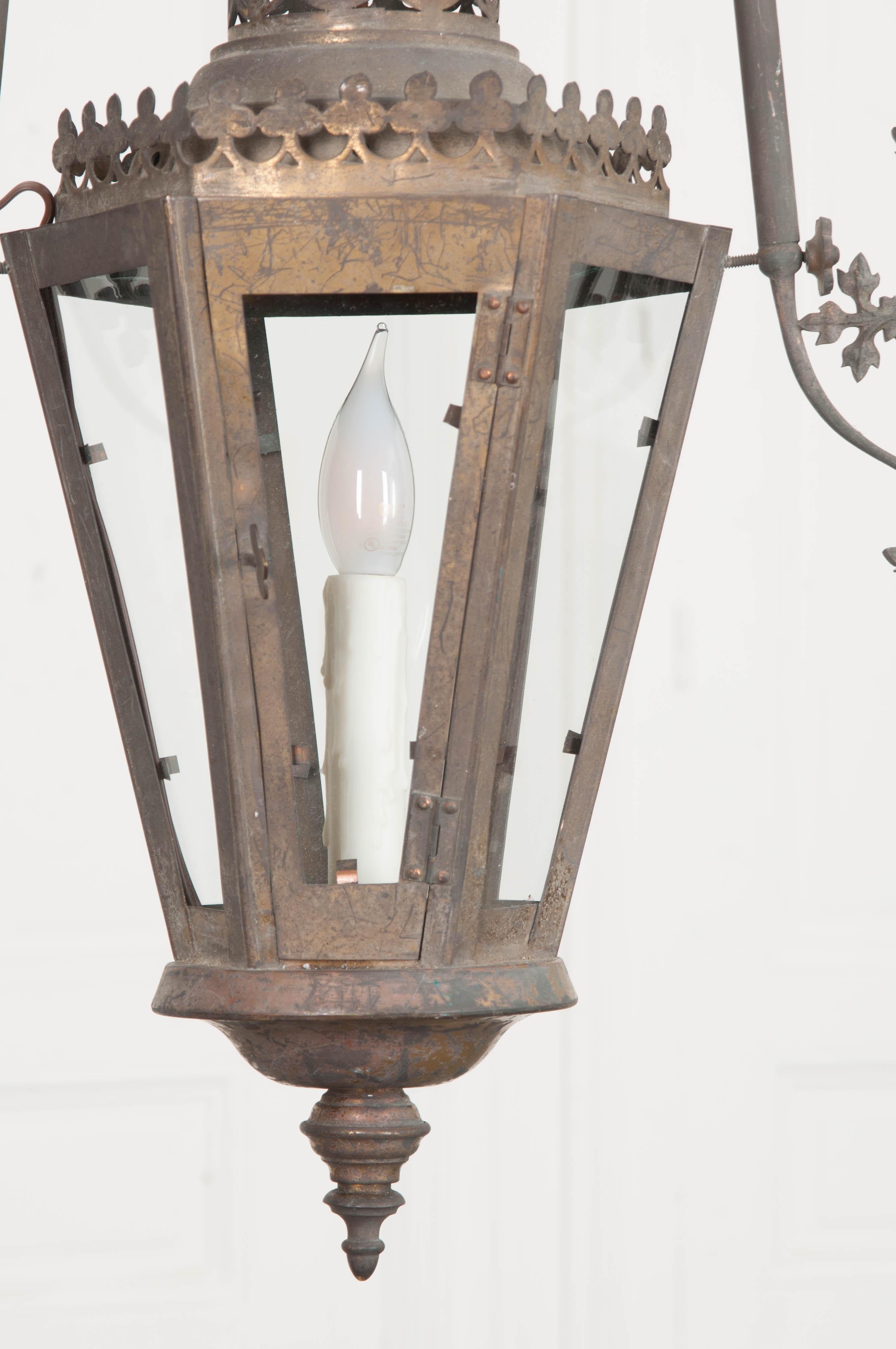 Pair of 19th Century French Church Lanterns 1