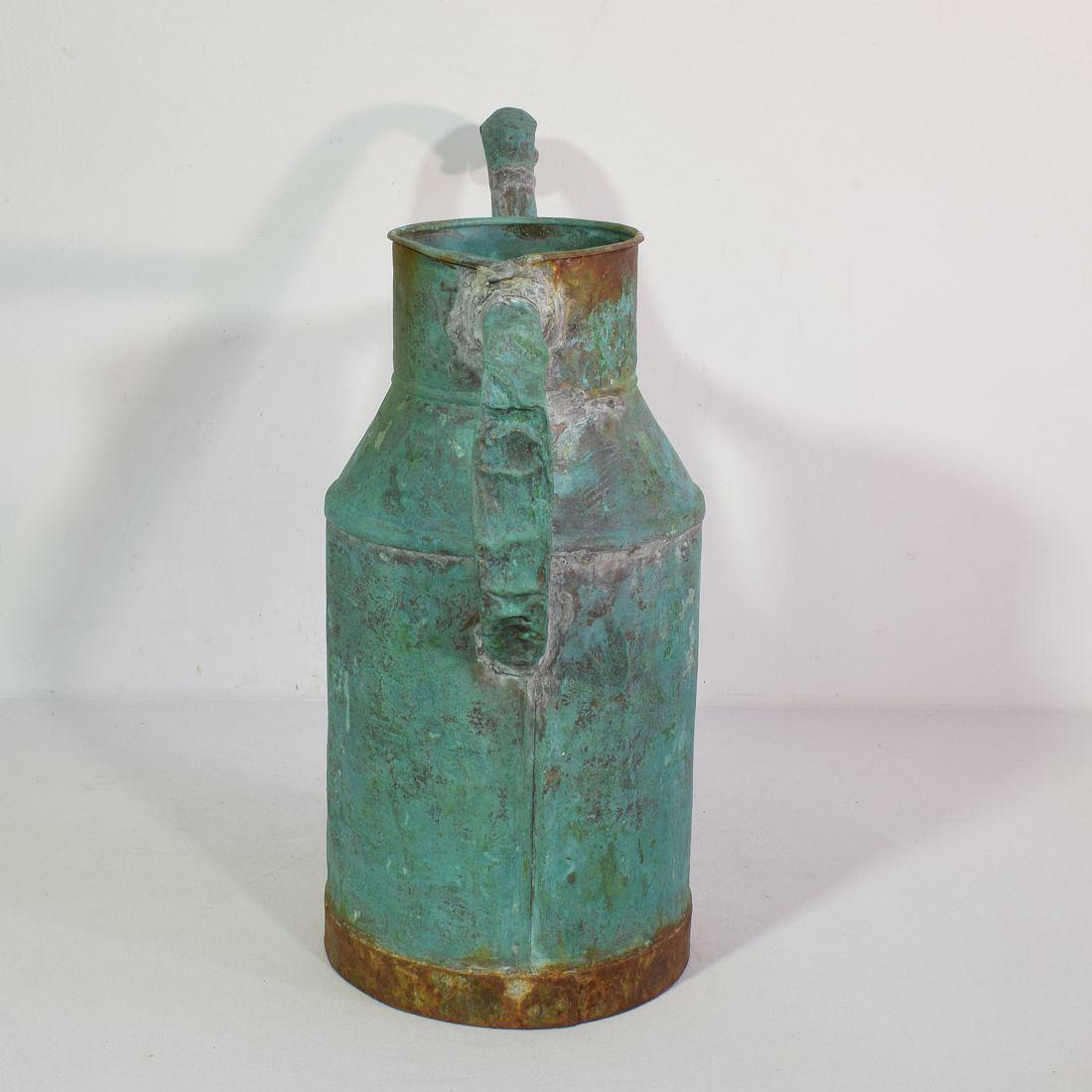 Pair of 19th Century, French Copper Water Cans For Sale 8