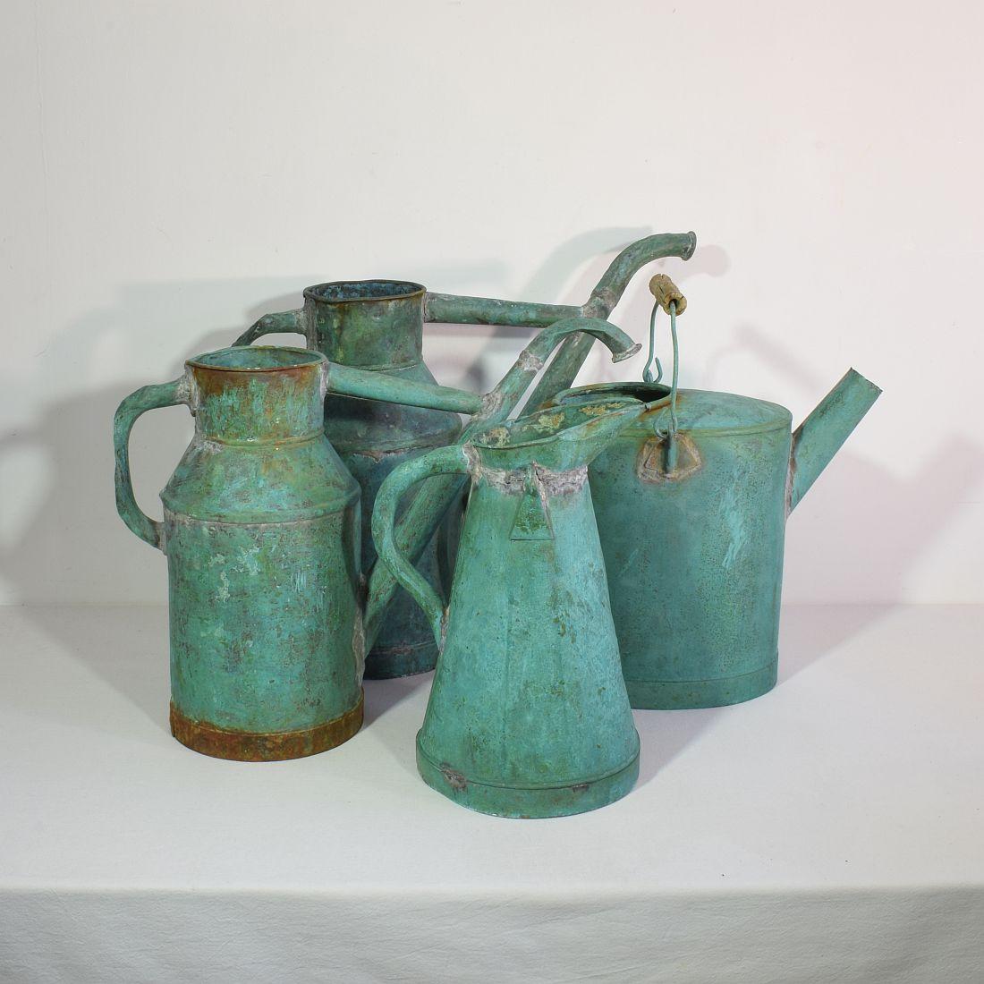 Pair of 19th Century, French Copper Water Cans For Sale 16