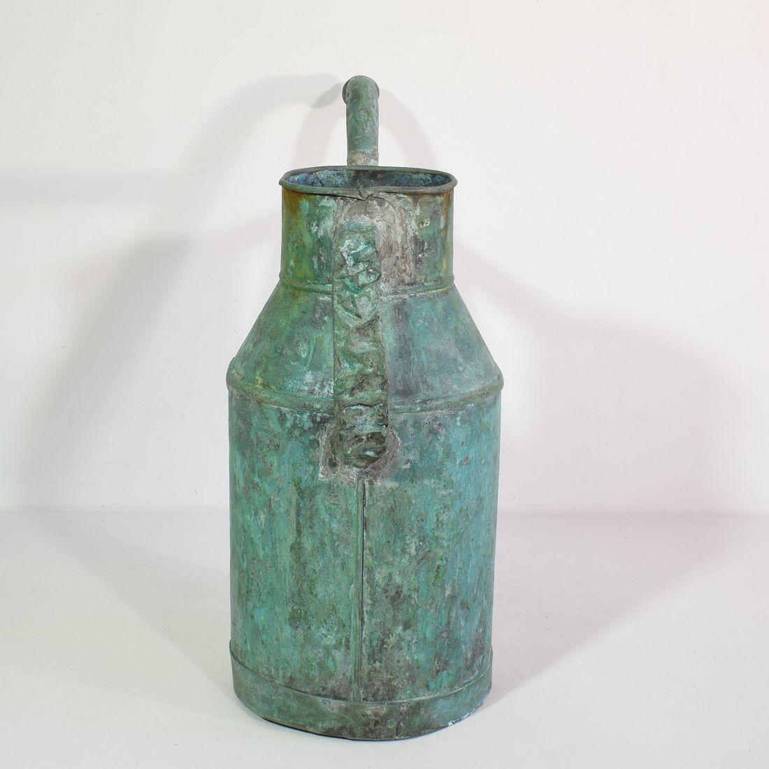 Pair of 19th Century, French Copper Water Cans For Sale 2