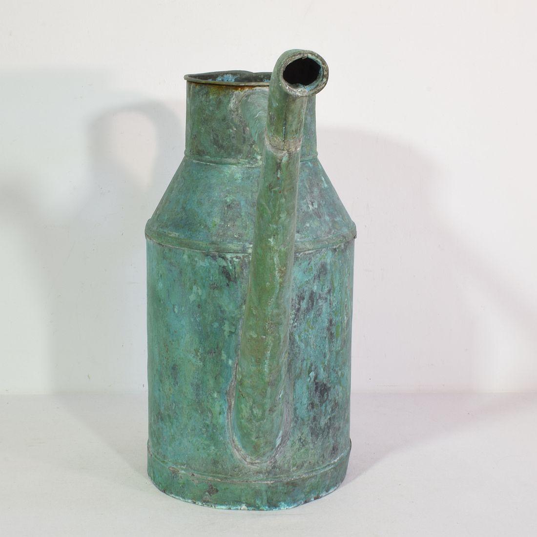 Pair of 19th Century, French Copper Water Cans For Sale 4