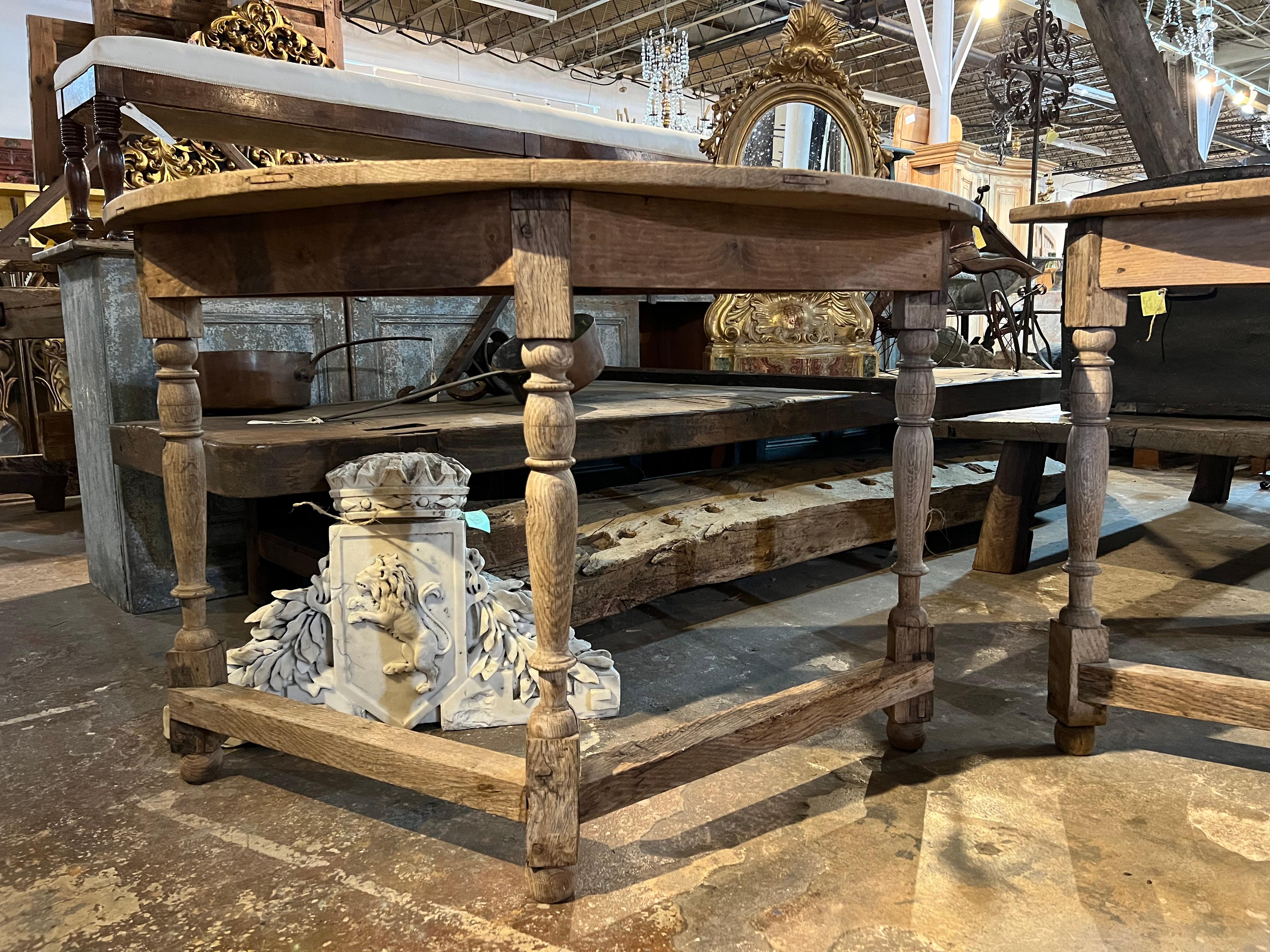 Pair of 19th Century French Demi Lune Console Tables 2