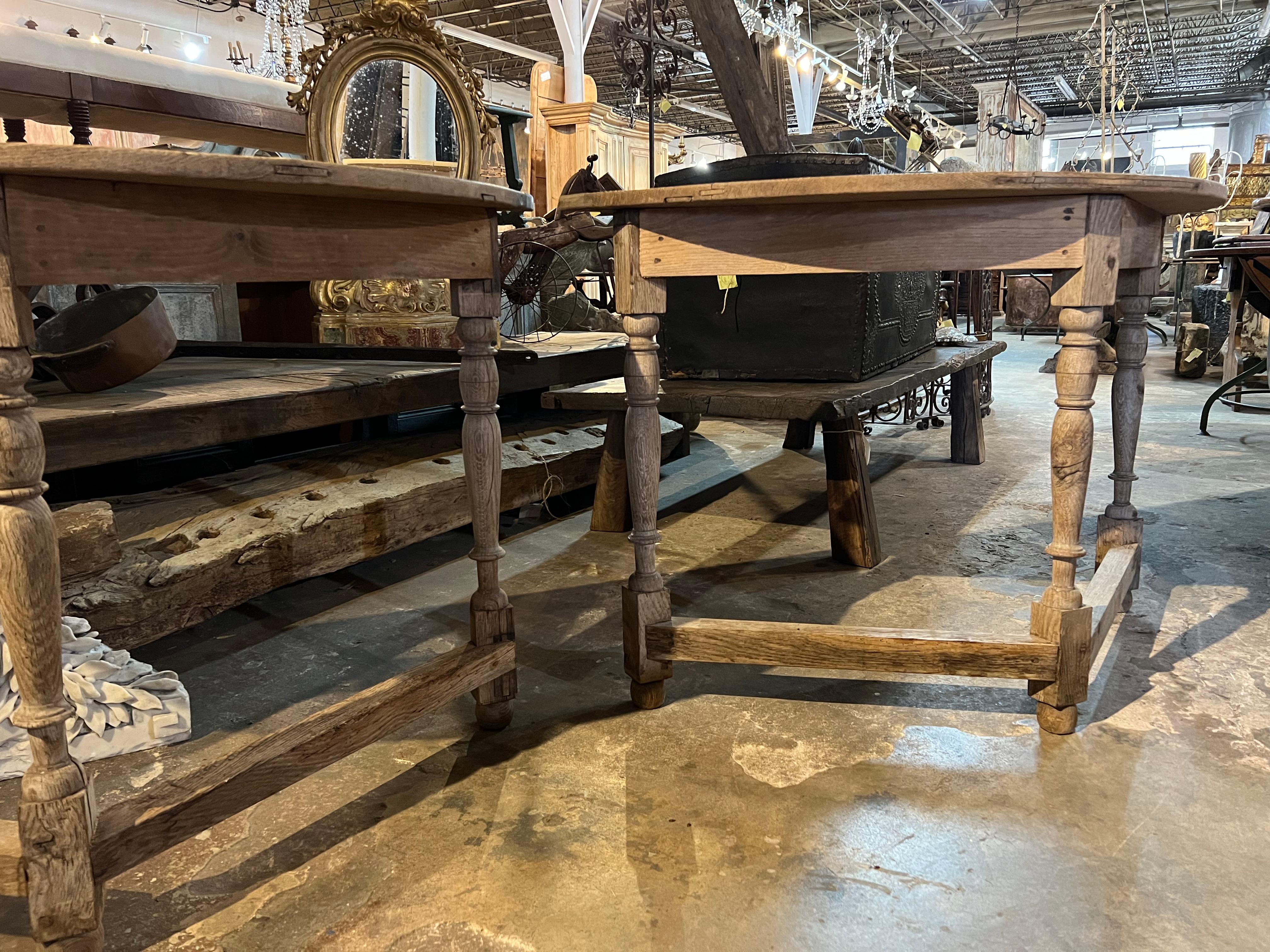 Pair of 19th Century French Demi Lune Console Tables 4