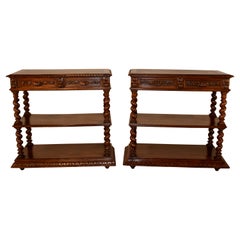 Pair of 19th Century French Dessert Buffets