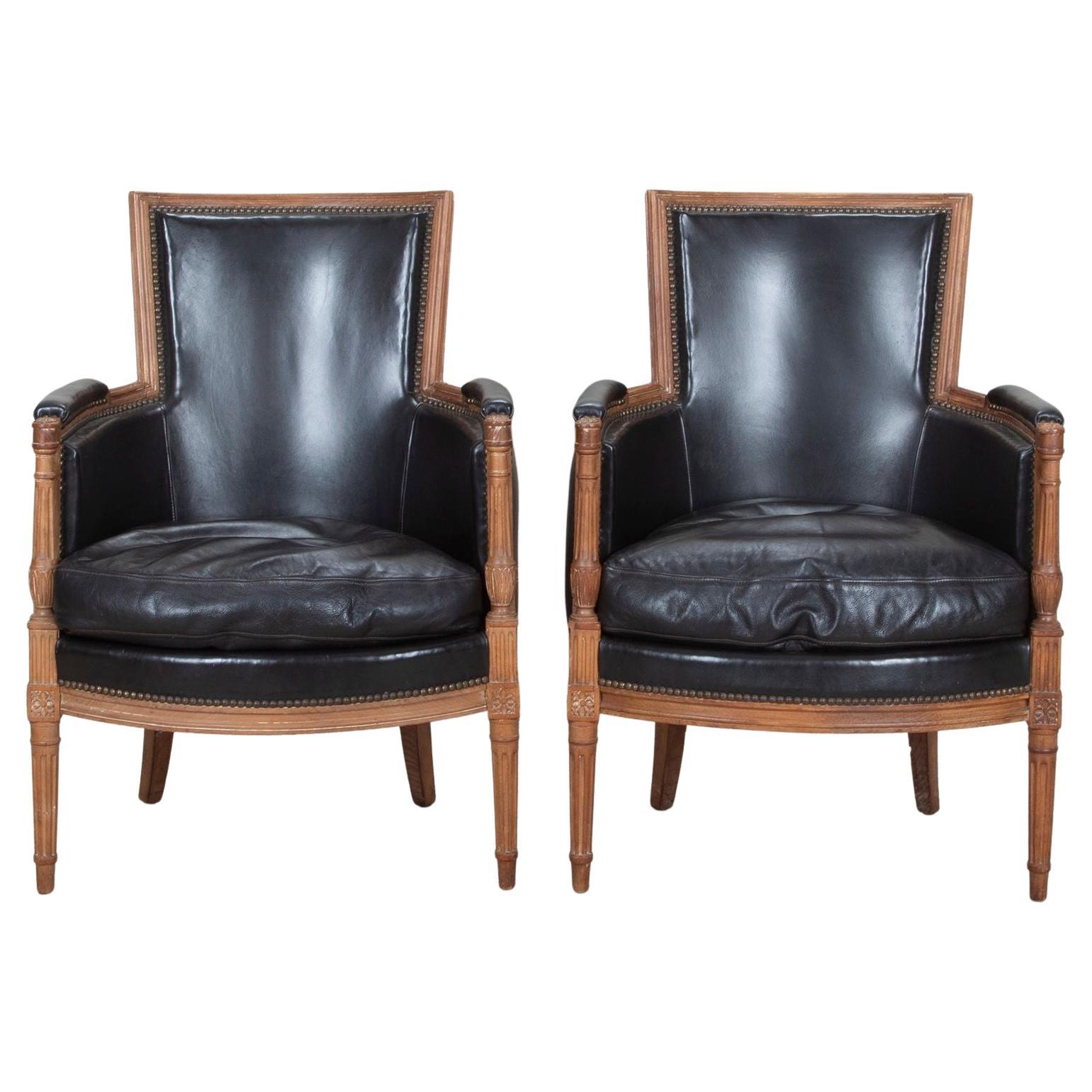 Pair of 19th Century French Directoire Armchairs