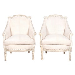 Pair of 19th Century French Fauteuil Armchairs