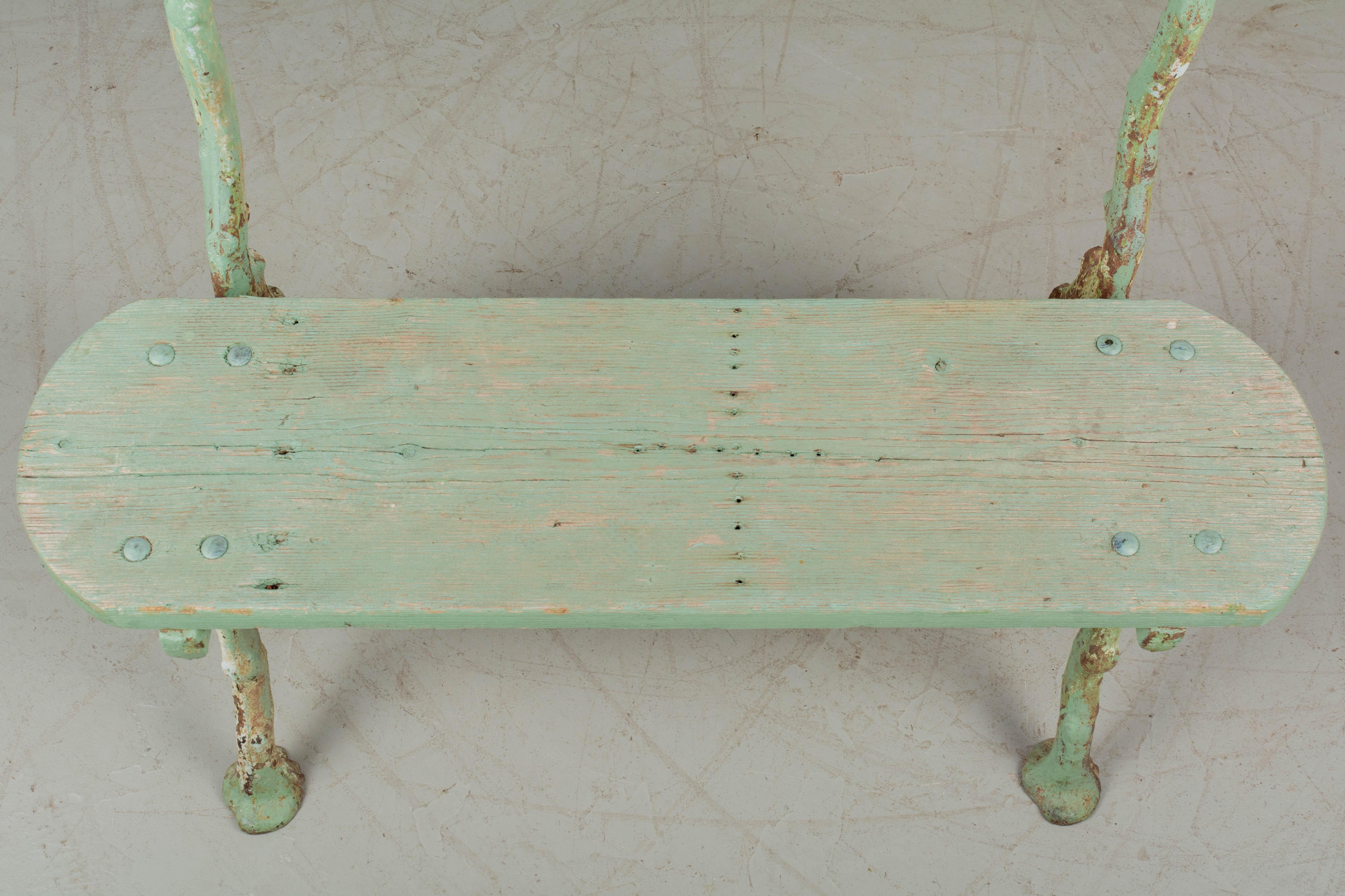 Pair of 19th Century French Garden Benches 4