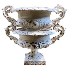 Coppia di fioriere da giardino francesi del XIX secolo
