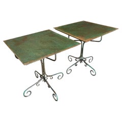 Pair of 19th Century French Garden Tables