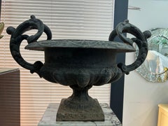 Grand Pair Of 19th Century French Garden Urns