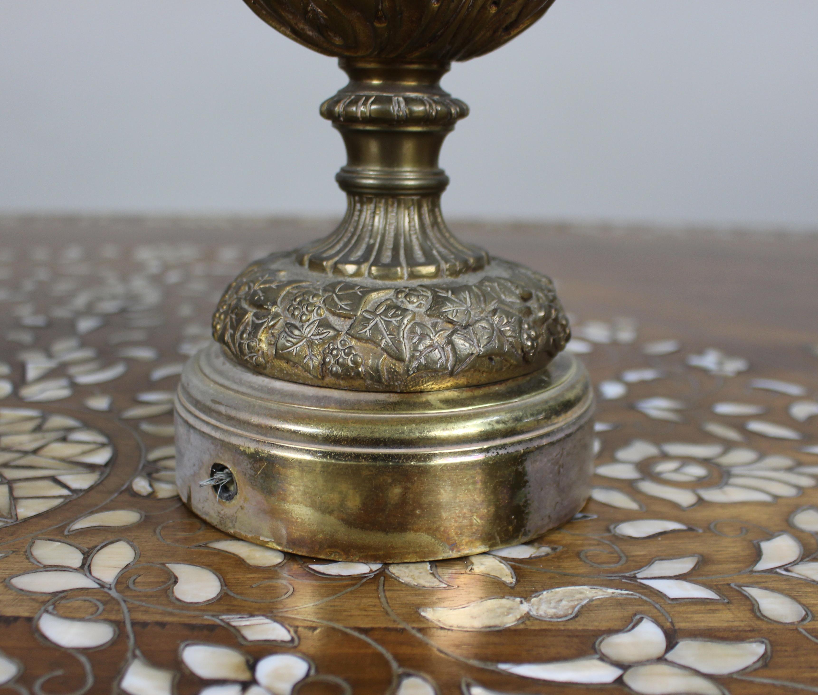 Pair of 19th Century French Gilt Bronze Bacchanalian Ewers with Cherubs For Sale 11