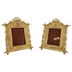 Pair of 19th Century French Gilt Bronze Frames