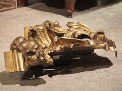 Pair of 19th Century French Gilt Bronze Military Trophy Elements