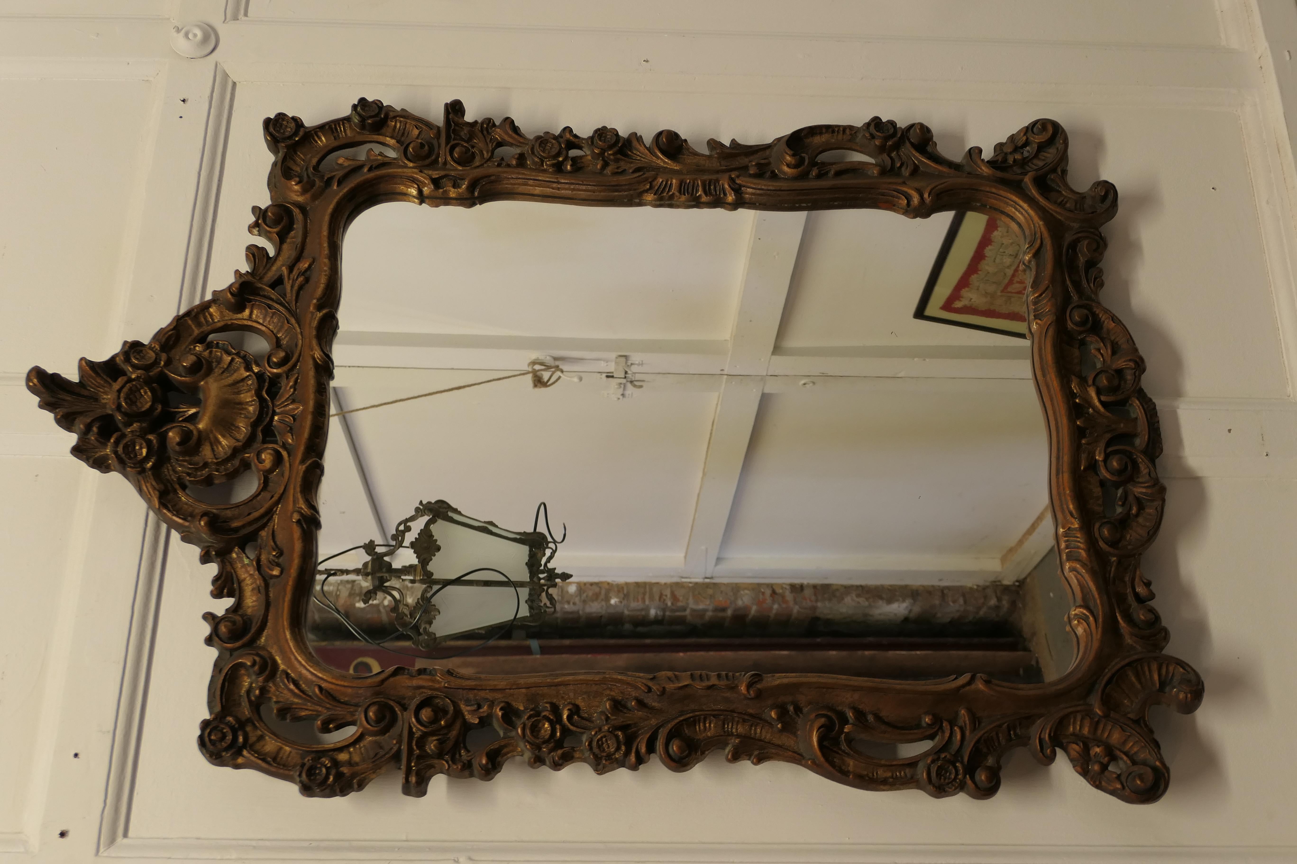 Pair of 19th Century French Gilt Mirrors For Sale 5