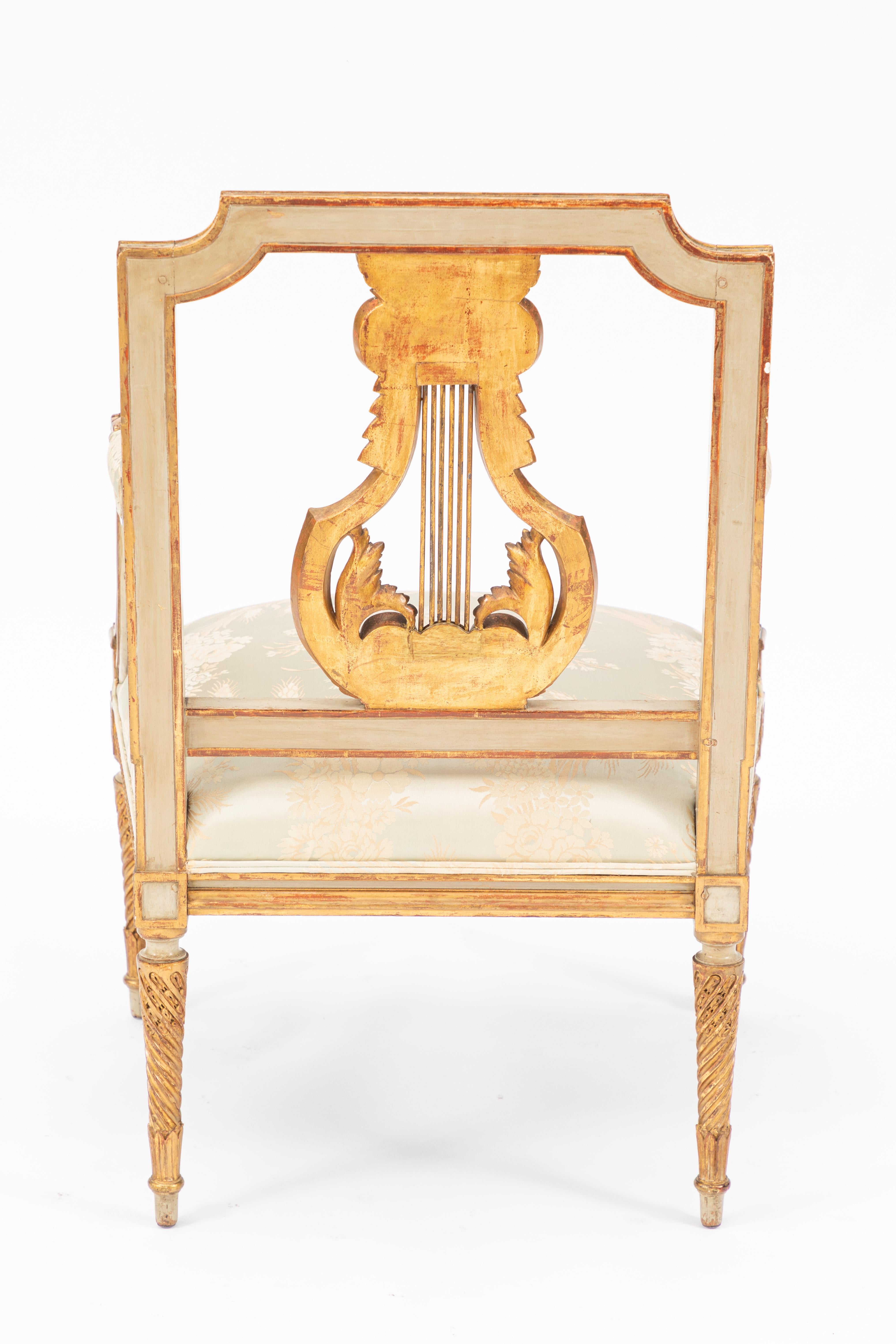 Pair of 19th Century French Giltwood Armchairs 5